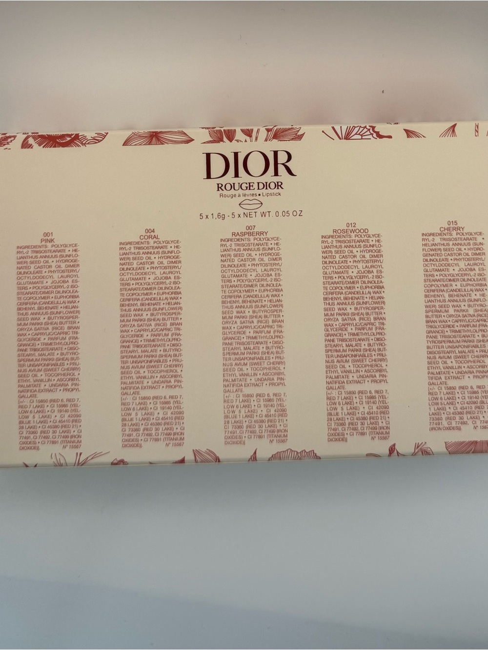 Dior LIMITED EDITION Gift Bag&Box: Butterfly and floral "Toile de Jouy" Pattern - Picture 6 of 8
